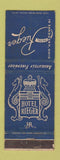 Matchbook Cover - Hotel Rieger Sandusky OH