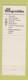Matchbook Cover - 1968 Oldsmobile Iles Shimp Elmer NJ
