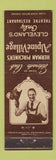 Matchbook Cover - Herman Pirchner's Alpine Village Cleveland OH