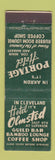 Matchbook Cover - Portage Hotel Akron OH Hotel Olmstead Cleveland OH