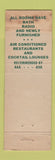 Matchbook Cover - Portage Hotel Akron OH Hotel Olmstead Cleveland OH