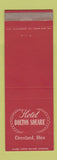 Matchbook Cover - Hotel Bolton Square Cleveland OH