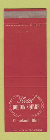 Matchbook Cover - Hotel Bolton Square Cleveland OH
