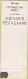 Matchbook Cover - Michaels Restaurant Des Moines IA