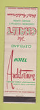 Matchbook Cover - Hotel Auditorium Cleveland OH Chalet WEAR