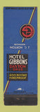 Matchbook Cover - Hotel Gibbons Dayton OH WORN