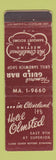 Matchbook Cover - Hotel Olmsted Cleveland OH WEAR