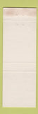 Matchbook Cover - Fort Black Buffet New Madison OH