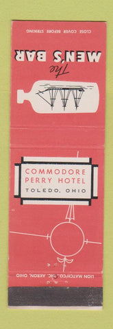 Matchbook Cover - Commodore Perry Hotel Toledo OH