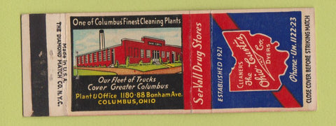 Matchbook Cover - Ohio Curtis Cleaners Dyers Columbus OH
