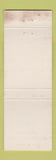 Matchbook Cover - Fort Black Buffet New Madison OH