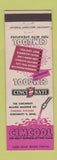 Matchbook Cover - Cimcool Operators Milling Machine Cincinnati OH