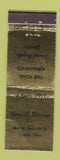 Matchbook Cover - James Bettridge Furnishings Toledo OH WEAR