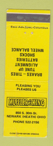 Matchbook Cover - Muffler King Newark OH Keath