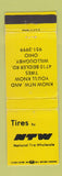 Matchbook Cover - NTW National Tire Wholesale Willoughby OH