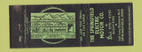 Matchbook Cover - Springfield Electric Motor Springfield OH WORN