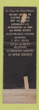 Matchbook Cover - Springfield Electric Motor Springfield OH WORN