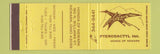 Matchbook Cover - Pterodactyl Honda Newark OH