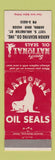 Matchbook Cover - National Oil Seals Akron Bearing Akron OH