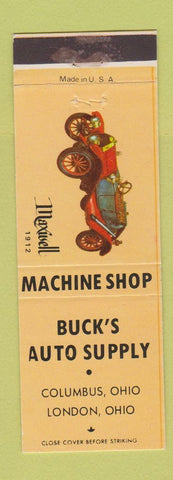 Matchbook Cover - Buck's Auto Supply London Columbus OH