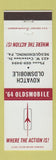 Matchbook Cover - 1964 Oldsmobile Kovatch Nesquehoning PA