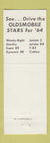Matchbook Cover - 1964 Oldsmobile Kovatch Nesquehoning PA