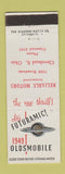 Matchbook Cover - 1949 Oldsmobile Reliable Motors Cleveland OH
