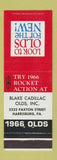 Matchbook Cover - 1966 Oldsmobile Blake Cadillac Harrisburg PA