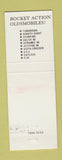 Matchbook Cover - 1966 Oldsmobile Blake Cadillac Harrisburg PA