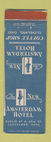 Matchbook Cover - Amsterdam Hotel Cleveland OH WEAR