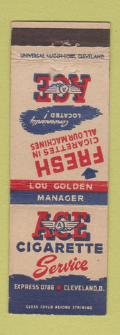 Matchbook Cover - Ace Cigarette Vending Cleveland OH WEAR