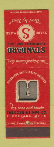 Matchbook Cover - Standard Automotive Brushes Cleveland OH