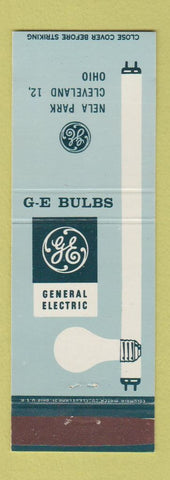 Matchbook Cover - General Electric GE Nela Park Cleveland OH