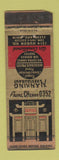 Matchbook Cover - Nan King Chinese Restaurant Clevelnad OH POOR STRIKER WORN