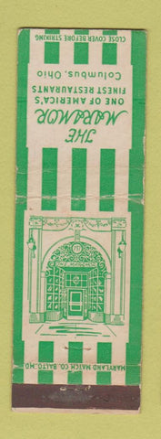 Matchbook Cover - The Maramor Restaurant Columbus OH WEAR
