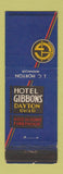 Matchbook Cover - Hotel Gibbons Dayton OH WEAR