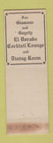 Matchbook Cover - Commodore Perry Hotel Toledo OH