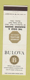 Matchbook Cover - Bulova Watches Mentor OH
