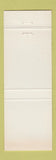 Matchbook Cover - Bulova Watches Mentor OH