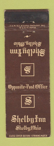Matchbook Cover - Shelby Inn Shelby OH