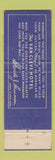 Matchbook Cover - Van Cleve Hotel Dayton OH