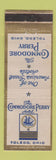 Matchbook Cover - Commodore Perry Hotel Toledo OH