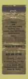 Matchbook Cover - Alex and Victor Beauty Salon Youngstown OH WORN
