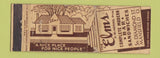 Matchbook Cover - The Elms Mansfield OH WORN