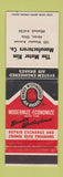 Matchbook Cover - Bendix Westinghouse Air Brakes Akron OH
