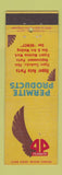 Matchbook Cover - Permite Products Upper Sandusky OH auto parts