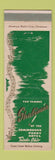 Matchbook Cover - Shalimar Commodore Perry Hotel Toledo OH