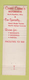Matchbook Cover - Aarrie Cerino's Ristorante North Royalton OH WEAR Italian