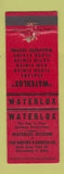 Matchbook Cover - Waterlox Sealers Varnish Cleveland OH WEAR