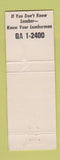 Matchbook Cover - Preisler Lumber Cleveland OH WORN